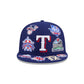 New Era Texas Rangers MLB All Over Team 59FIFTY Fitted Cap
