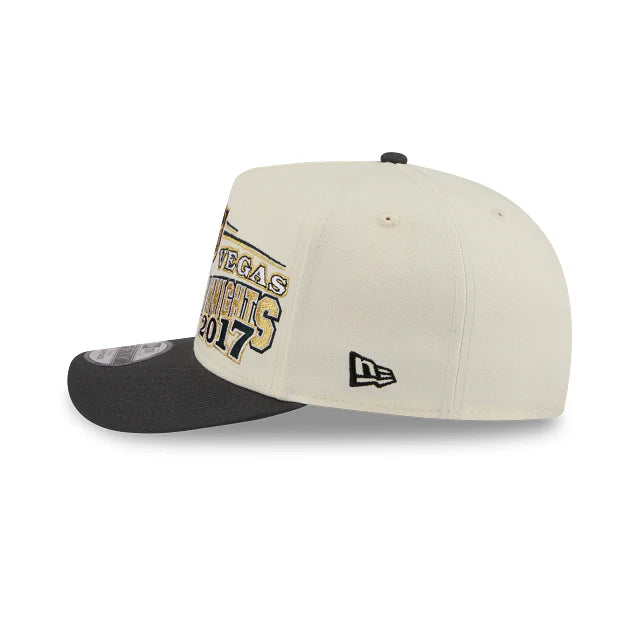 New Era Vegas Golden Knights NHL Chrome White Classic 9FIFTY A-Frame Snapback