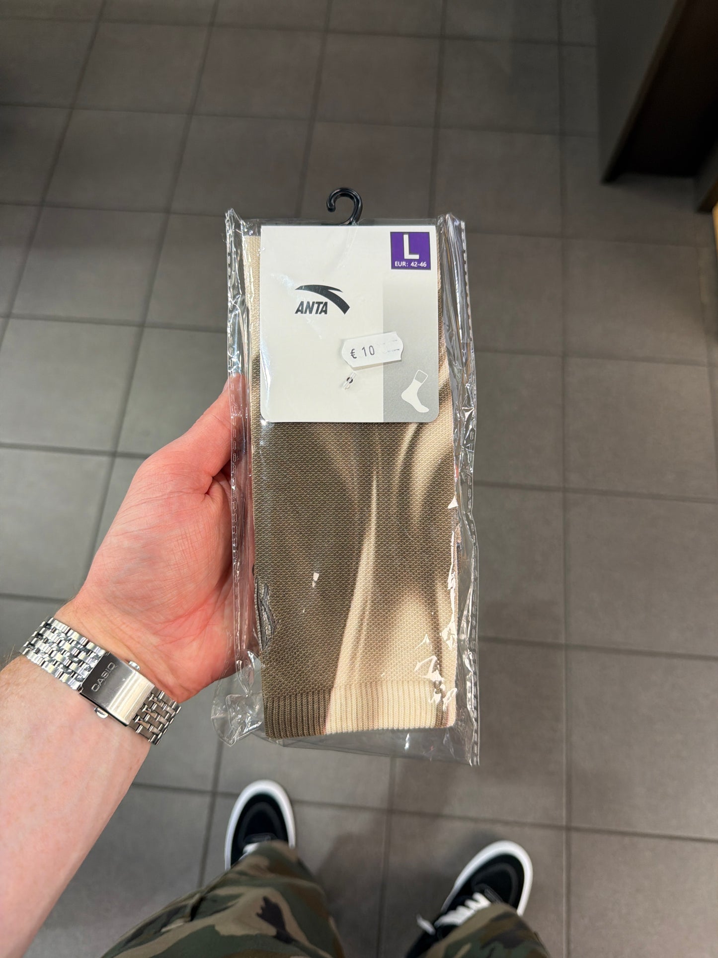 ANTA KAI Crew Basketball Socks