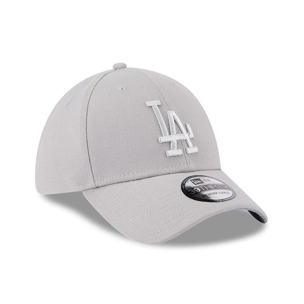 NEW ERA Grey METALLIC Los Angeles Dodgers 39THIRTY Stretch Fit Cap