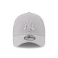 NEW ERA Grey Metallic New York Yankees 39THIRTY Stretch Fit Cap