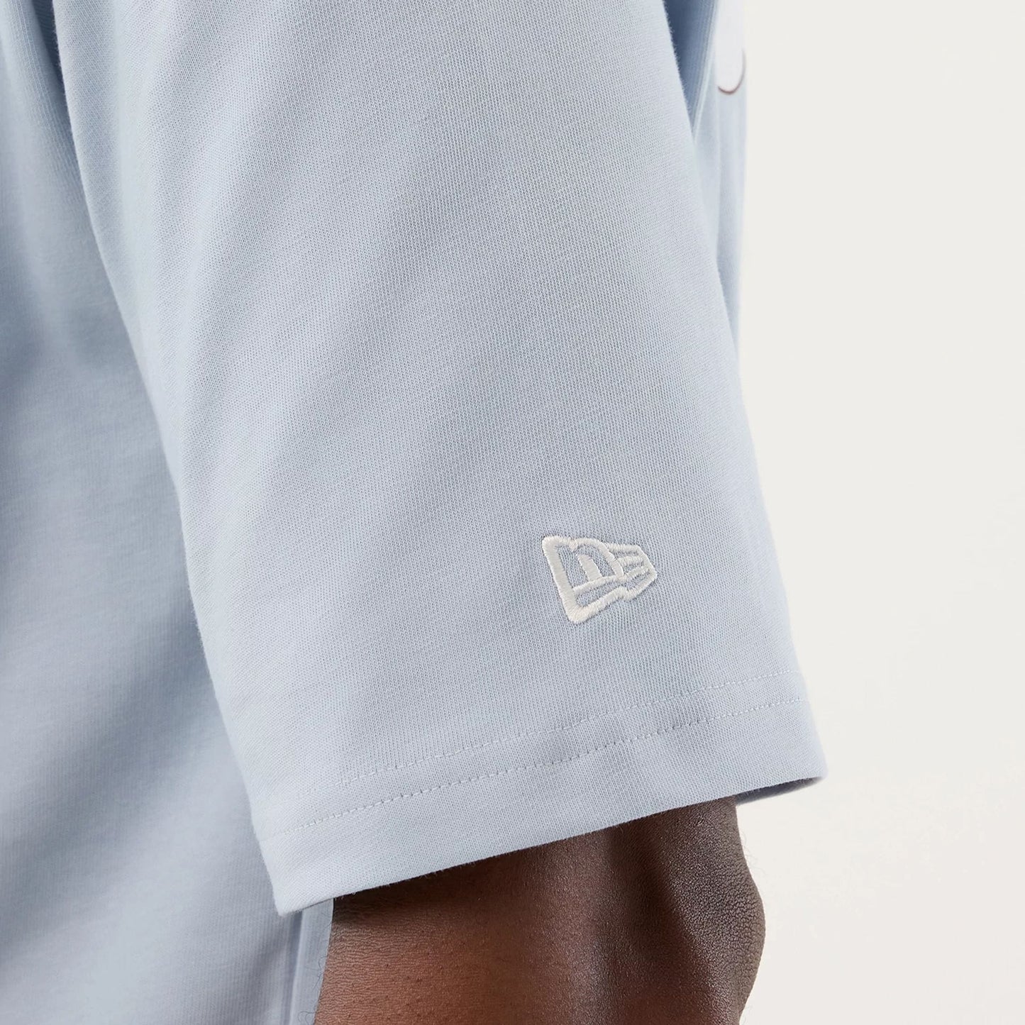 NEW ERA  Fun Block Party Graphic Pastel Blue Oversized T-Shirt