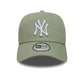 NEW ERA New York Yankees MLB League Essential Pastel Green 9FORTY E-Frame Adjustable Cap