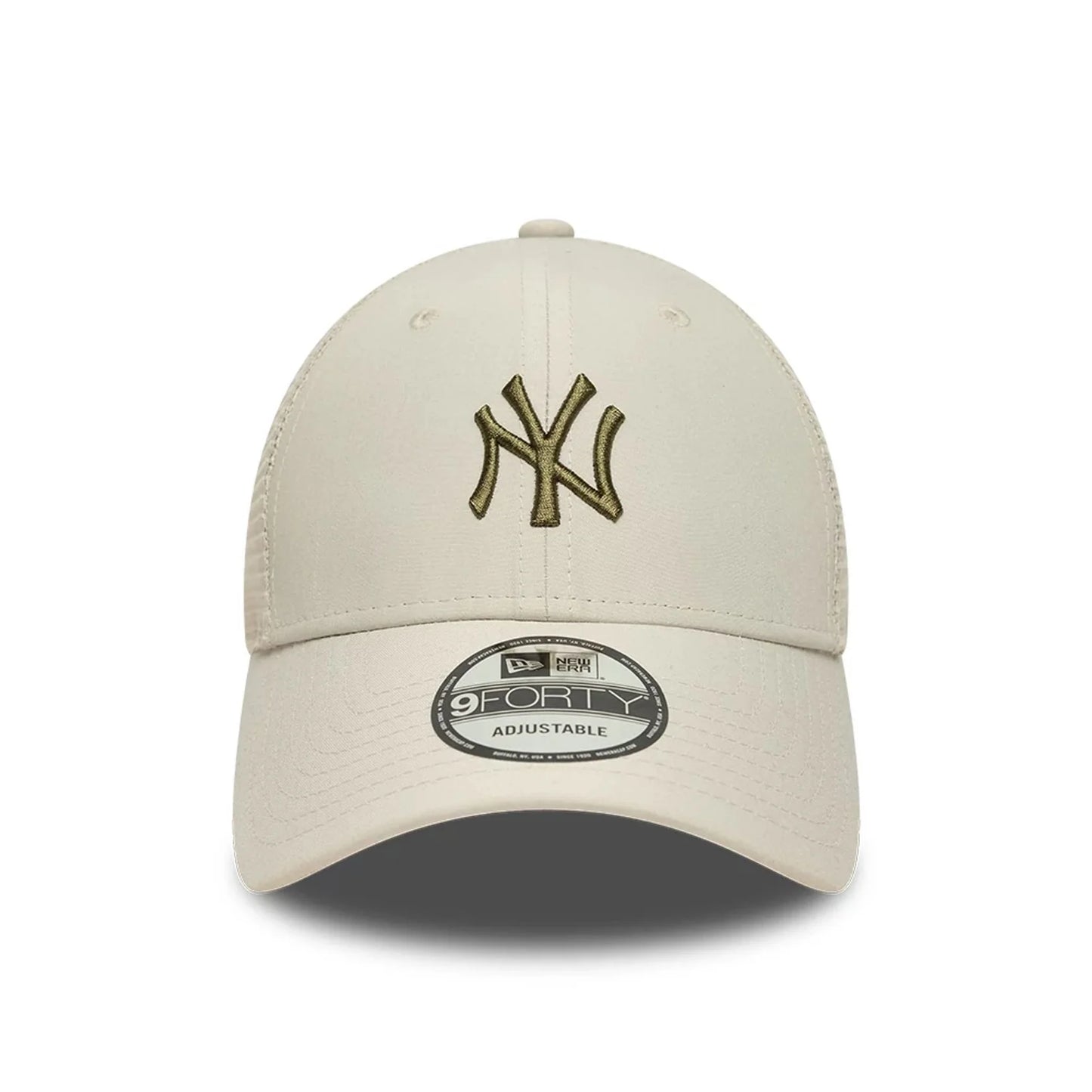 NEW ERA New York Yankees MLB Homefield Cream 9FORTY Trucker Adjustable Cap