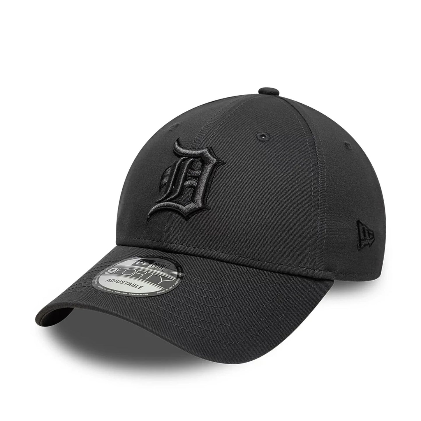 New Era Detroit Tigers MLB Team Outline Charcoal 9FORTY Adjustable Cap