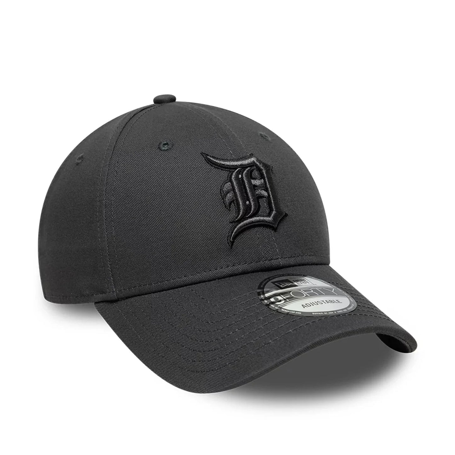 New Era Detroit Tigers MLB Team Outline Charcoal 9FORTY Adjustable Cap