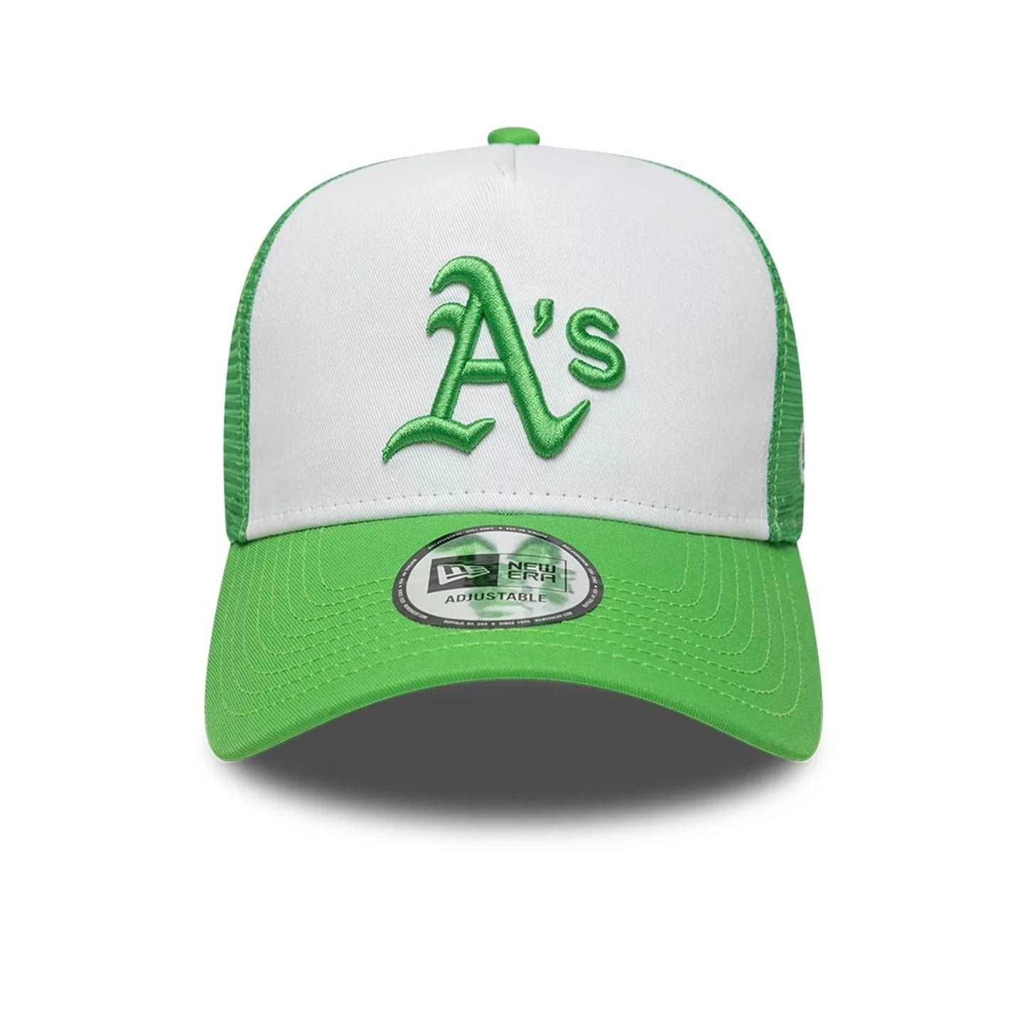 Athletics MLB League Essential Open Green 9FORTY A-Frame Trucker Adjustable Cap