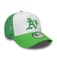 Athletics MLB League Essential Open Green 9FORTY A-Frame Trucker Adjustable Cap