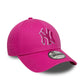 New Era New York Yankees MLB Team Outline Bright Pink 9FORTY Adjustable Cap