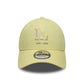 New Era LA Dodgers MLB Team Outline Pastel Yellow 9FORTY Adjustable Cap