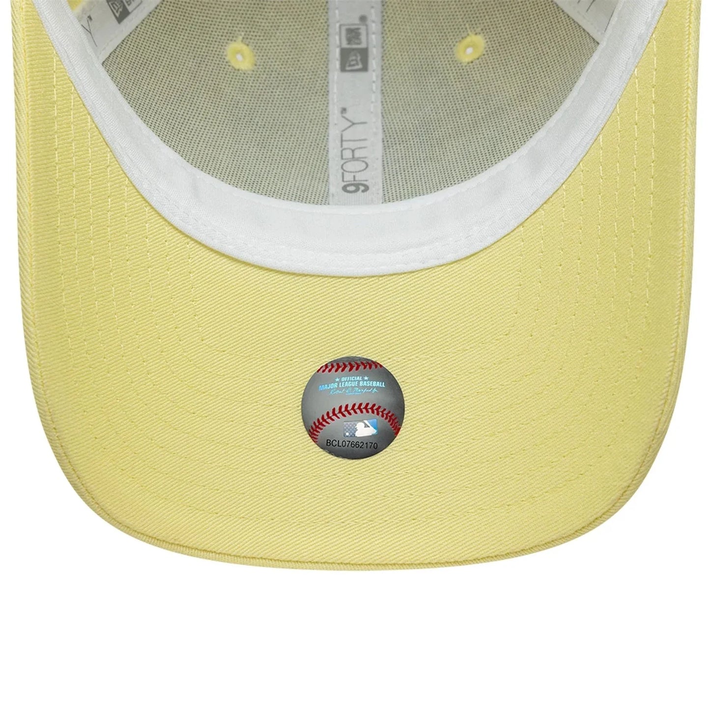 New Era LA Dodgers MLB Team Outline Pastel Yellow 9FORTY Adjustable Cap