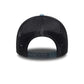 NEW ERA New Era Leather Patch Denim Navy 9FORTY A-Frame Trucker Adjustable Cap