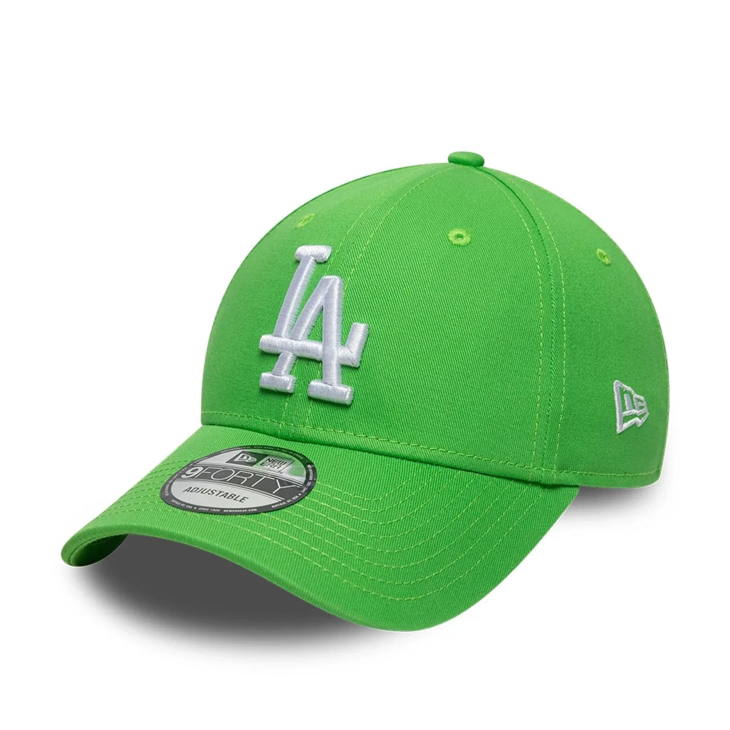 NEW ERA LA Dodgers MLB League Essential Open Green 9FORTY Adjustable Cap