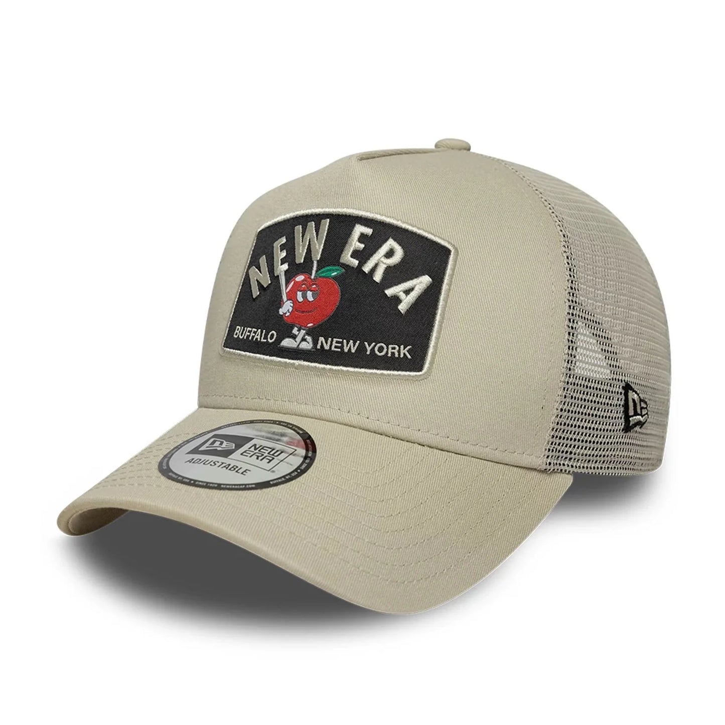 New Era Summer Patch Cream 9FORTY A-Frame Trucker Adjustable Cap