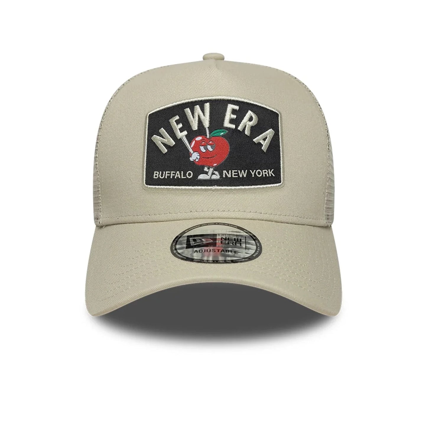 New Era Summer Patch Cream 9FORTY A-Frame Trucker Adjustable Cap