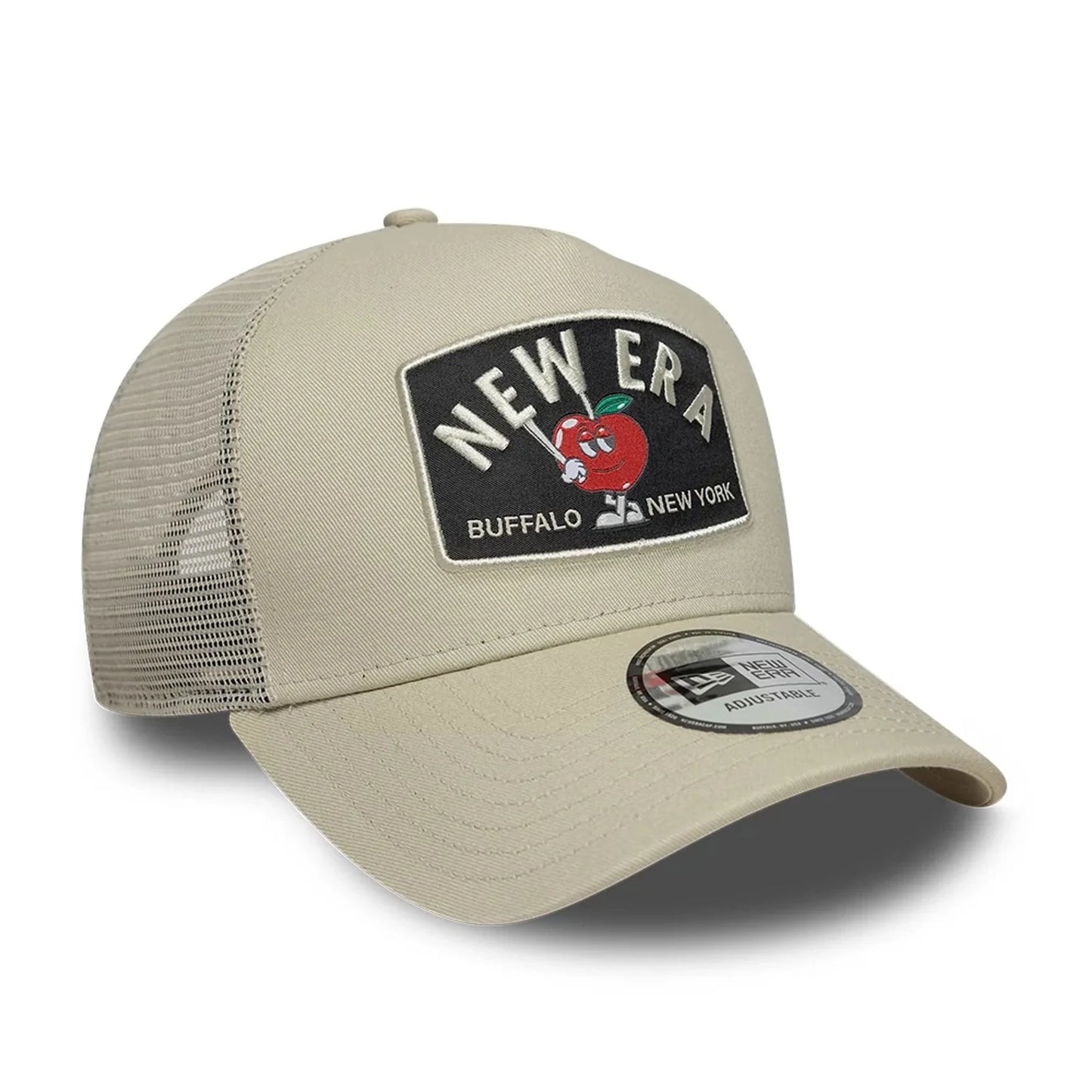 New Era Summer Patch Cream 9FORTY A-Frame Trucker Adjustable Cap