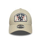 NEW ERA New York Yankees MLB Patch Cream 9FORTY M-Crown A-Frame Trucker Adjustable Cap