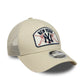 NEW ERA New York Yankees MLB Patch Cream 9FORTY M-Crown A-Frame Trucker Adjustable Cap