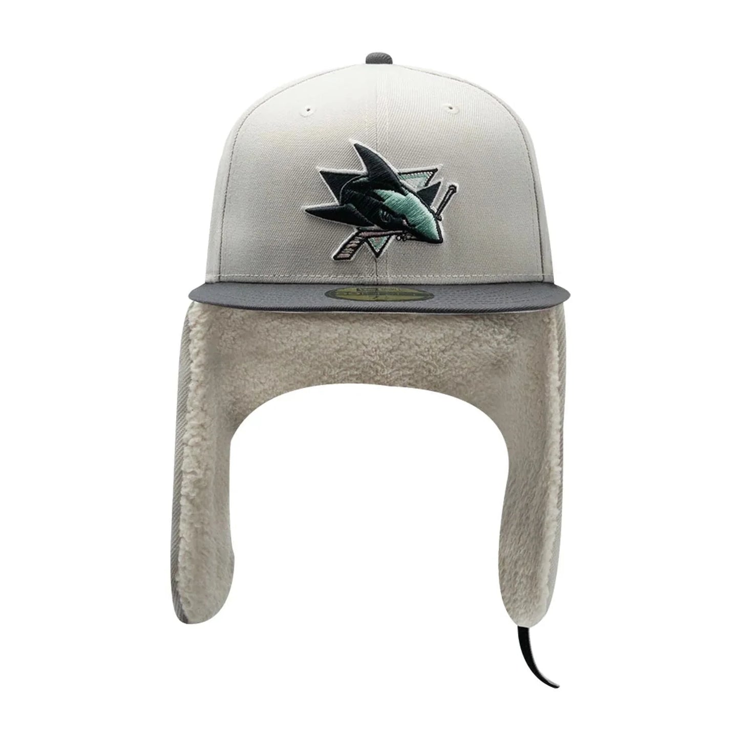 NEW ERA San Jose Sharks NHL Patch Light Beige Dogear 59FIFTY Fitted Cap