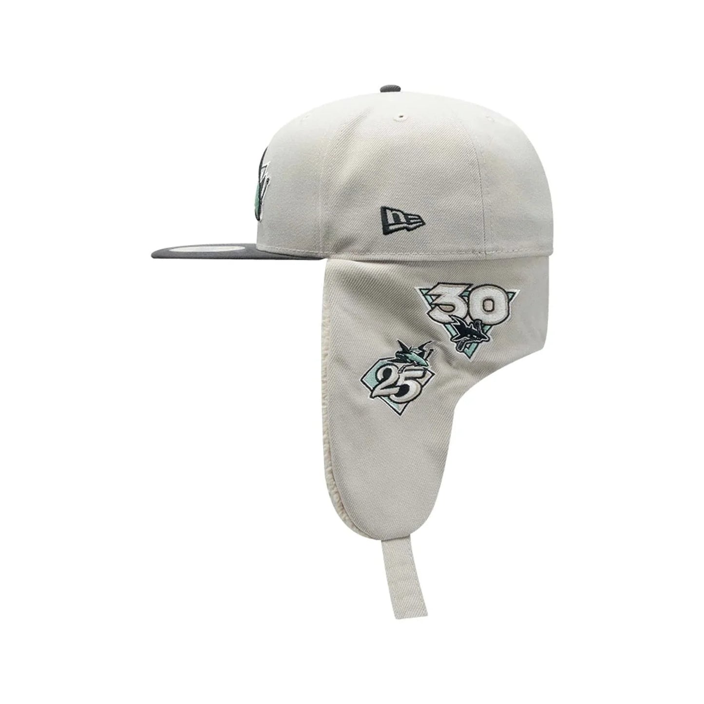 NEW ERA San Jose Sharks NHL Patch Light Beige Dogear 59FIFTY Fitted Cap
