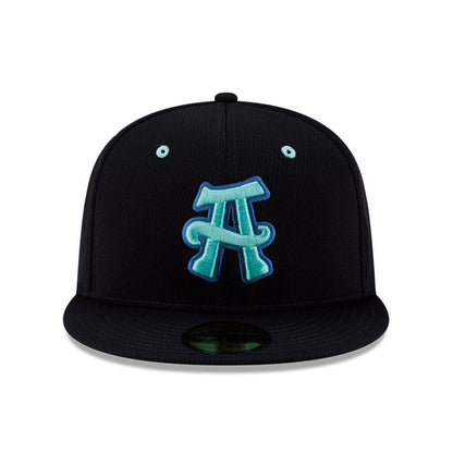 The Asheville Tourists New Era 59Fifty Batting Practice Cap
