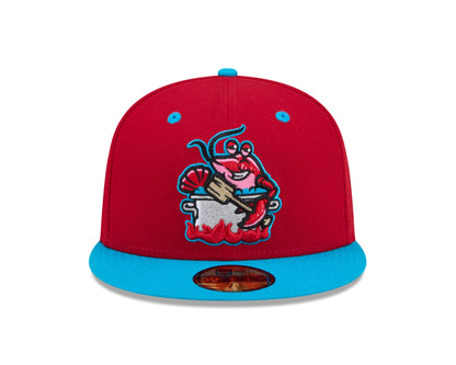 New Era Biloxi Shuckers Theme Night On-Field 59Fifty Fitted Biloxi Mudbugs Cap