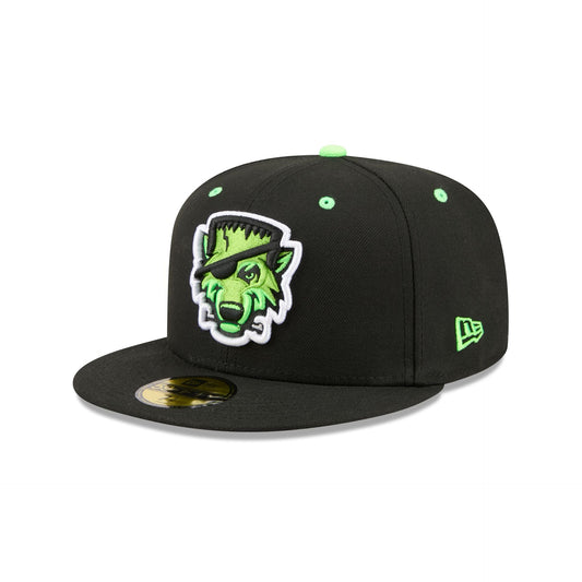 New Era Erie Seawolves Theme Night Black Neon 59FIFTY Fitted