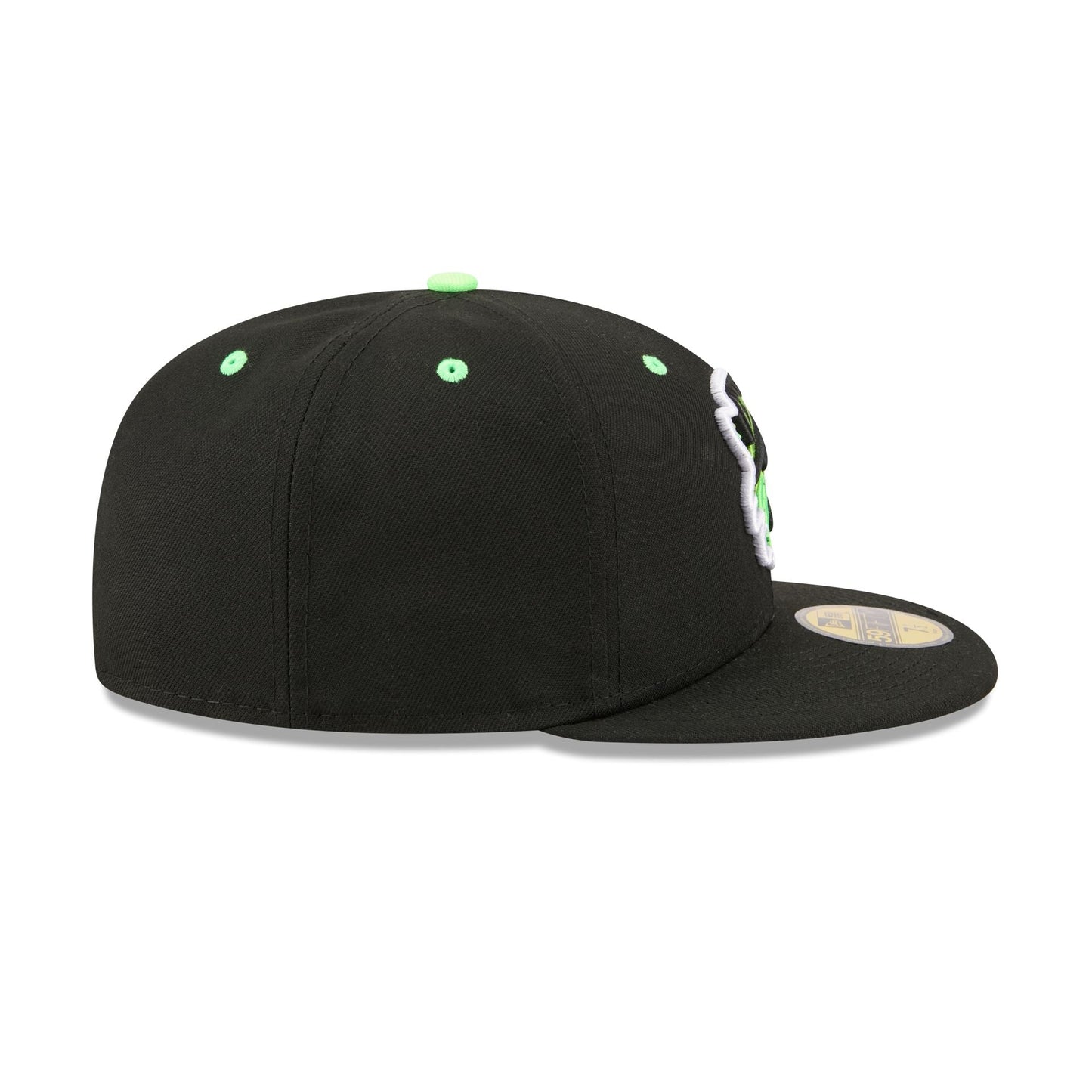 New Era Erie Seawolves Theme Night Black Neon 59FIFTY Fitted