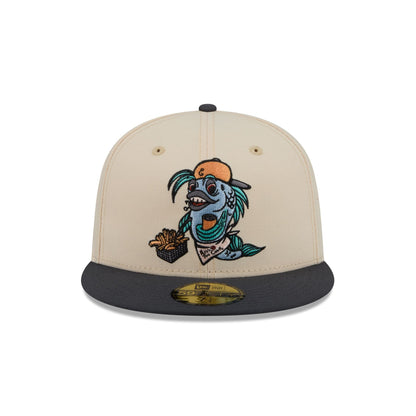 New Era Lake County Captains Theme Night Stone 59FIFTY Fitted