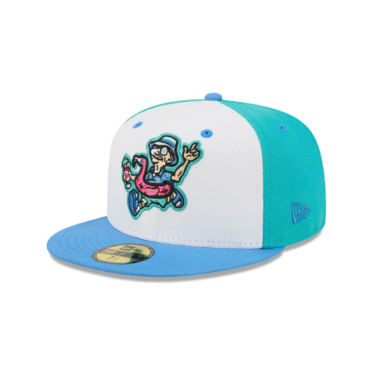 New Era West Michigan Whitecaps Theme Night Teal 59FIFTY Fitted