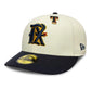 New Era Texas Rangers MLB Pin Cream & Navy 59FIFTY Fitted Cap