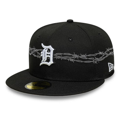 New Era Detroit Tigers MLB Icon Black 59FIFTY Fitted Cap