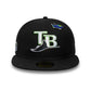 NEW ERA Tampa Bay Rays MLB Icon Black 59FIFTY Fitted Cap
