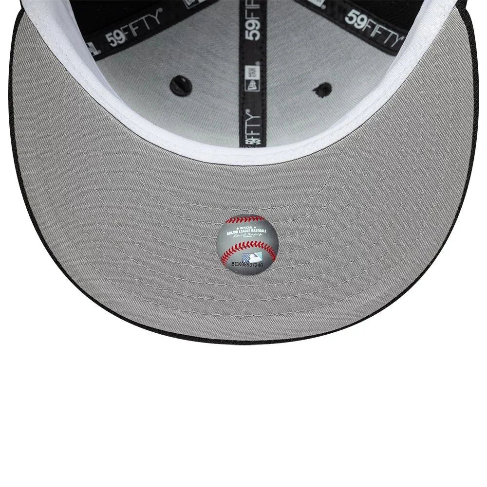 NEW ERA Tampa Bay Rays MLB Icon Black 59FIFTY Fitted Cap