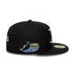 NEW ERA Tampa Bay Rays MLB Icon Black 59FIFTY Fitted Cap