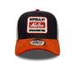 NEW ERA Patch Cord Navy & Red 9FORTY A-Frame Trucker Adjustable Cap