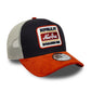 NEW ERA Patch Cord Navy & Red 9FORTY A-Frame Trucker Adjustable Cap