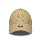 NEW ERA Womens MLB Pattern PU Light Beige 9FORTY Adjustable Cap