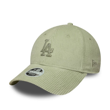 NEW ERA LA Dodgers Womens MLB Cord Pastel Green 9FORTY Adjustable Cap