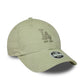 NEW ERA LA Dodgers Womens MLB Cord Pastel Green 9FORTY Adjustable Cap