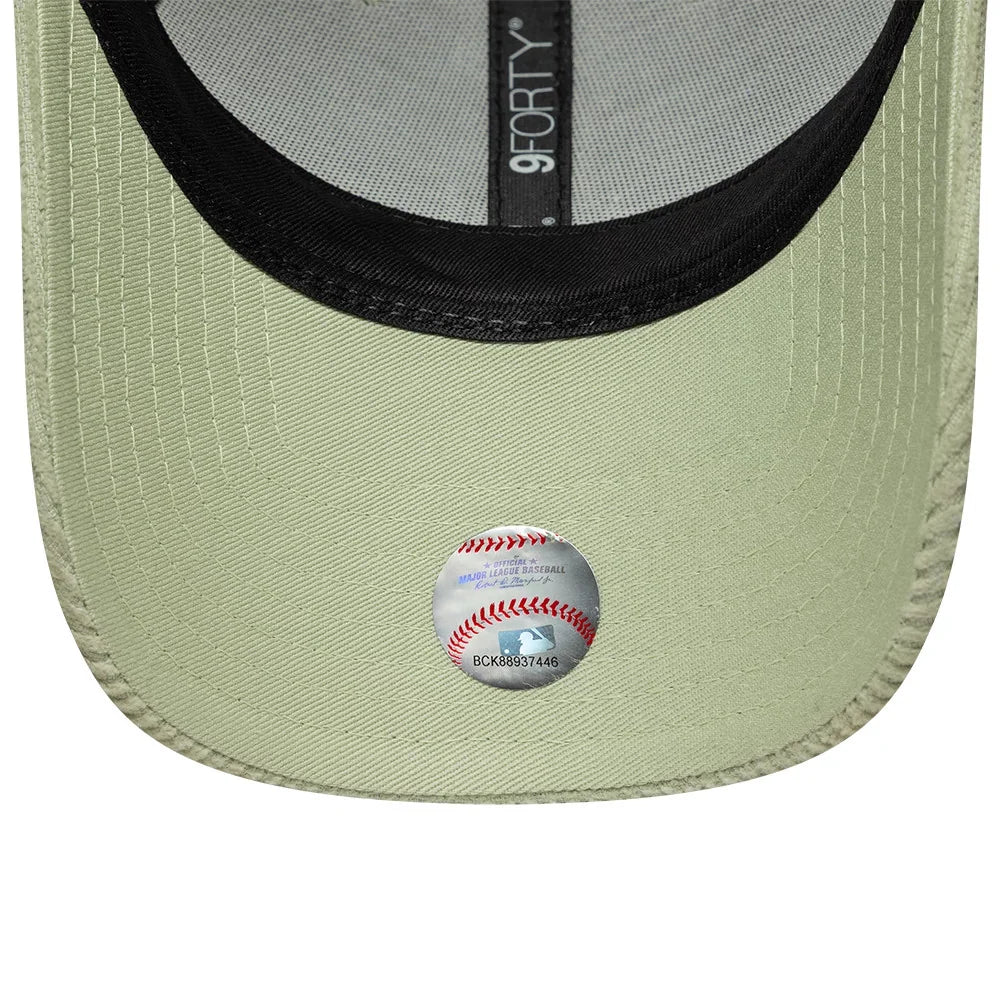 NEW ERA LA Dodgers Womens MLB Cord Pastel Green 9FORTY Adjustable Cap