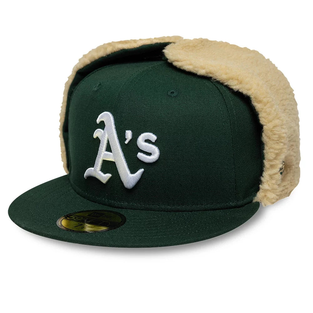 NEW ERA Athletics MLB World Series Dark Green Dogear 59FIFTY Fitted Cap