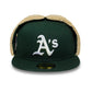 NEW ERA Athletics MLB World Series Dark Green Dogear 59FIFTY Fitted Cap