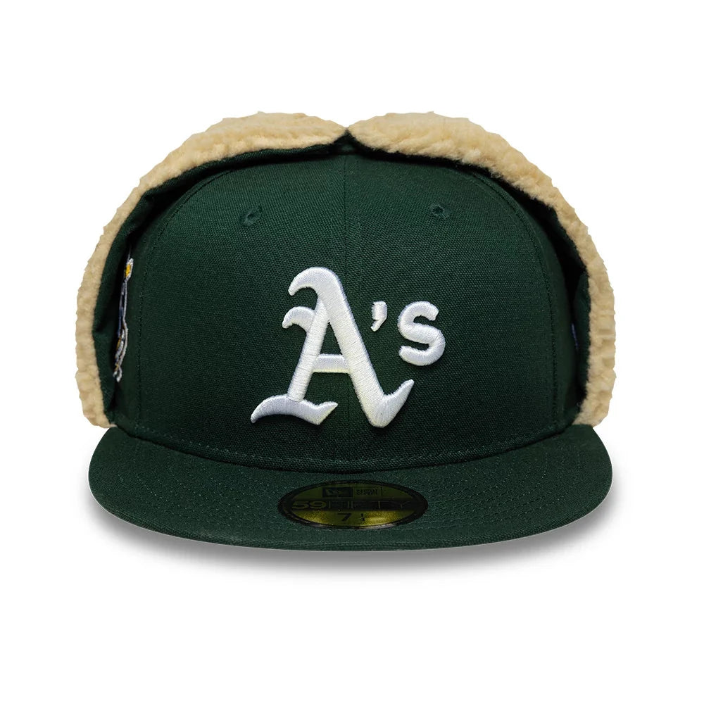NEW ERA Athletics MLB World Series Dark Green Dogear 59FIFTY Fitted Cap