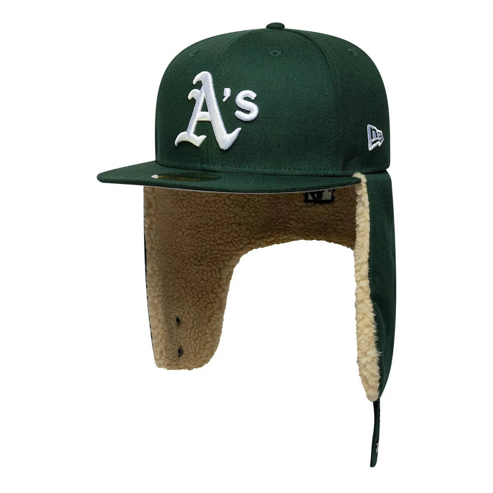 NEW ERA Athletics MLB World Series Dark Green Dogear 59FIFTY Fitted Cap