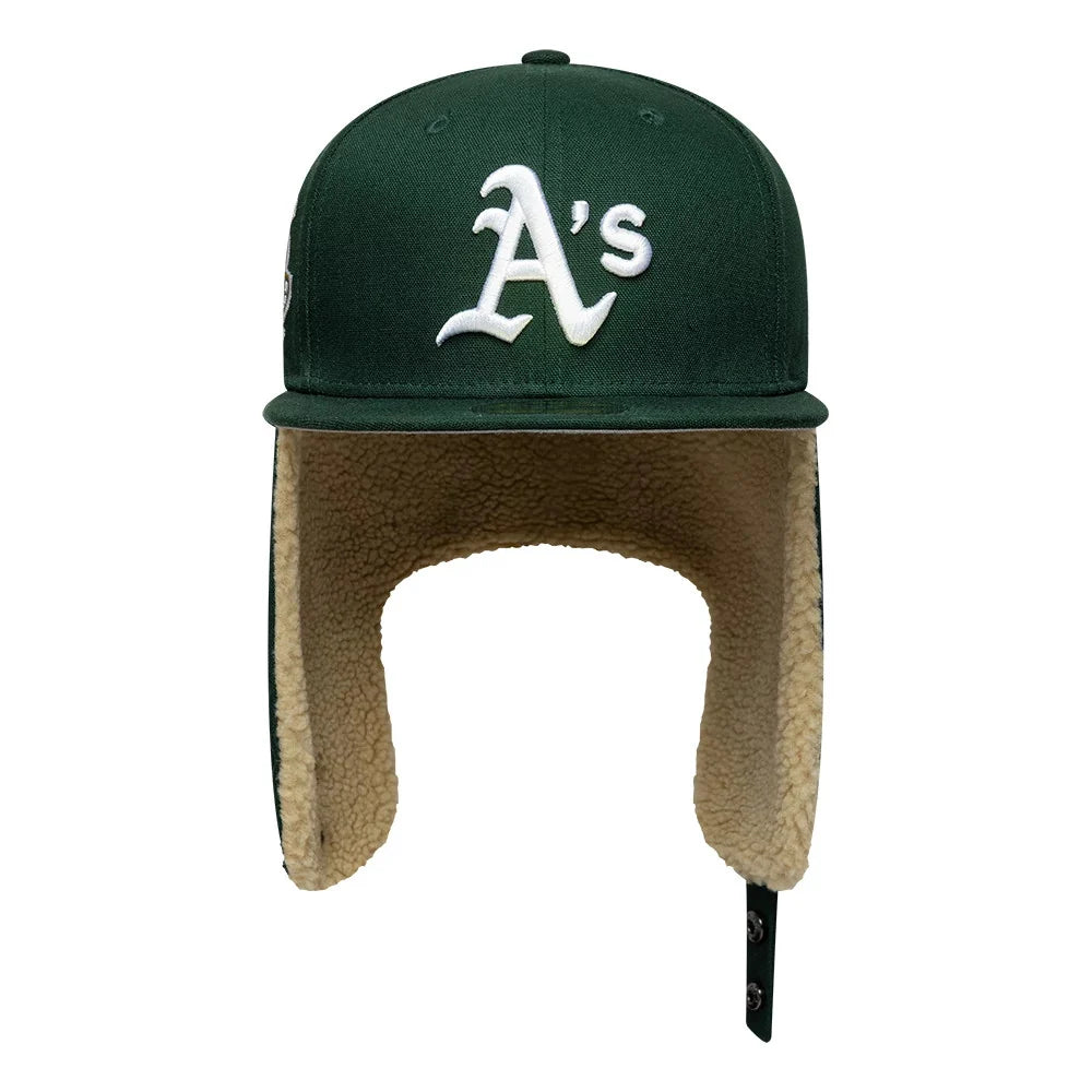 NEW ERA Athletics MLB World Series Dark Green Dogear 59FIFTY Fitted Cap