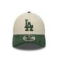 New Era LA Dodgers MLB Cord Cream & Green 9FORTY M-Crown Adjustable Cap