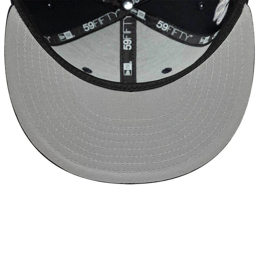 NEW ERA New Era Heritage Script Navy 59FIFTY Fitted Cap