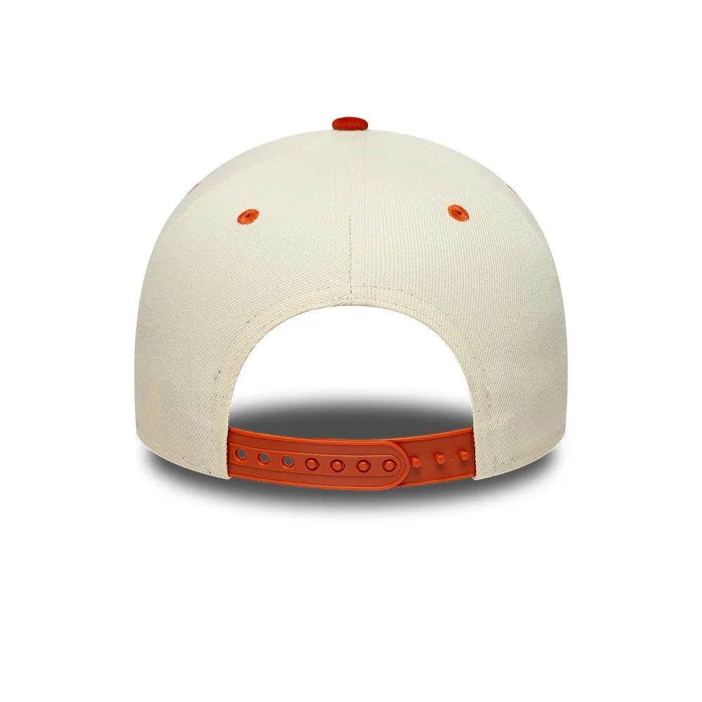 NEW ERA New York Yankees MLB Suede Cream & Orange 9FORTY E-Frame Adjustable Cap