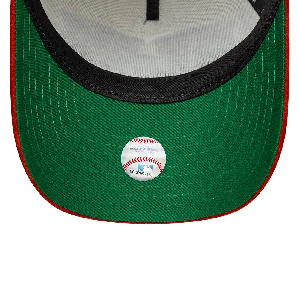 NEW ERA New York Yankees MLB Suede Cream & Orange 9FORTY E-Frame Adjustable Cap